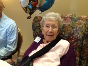 Aunt Ethel 100 years old